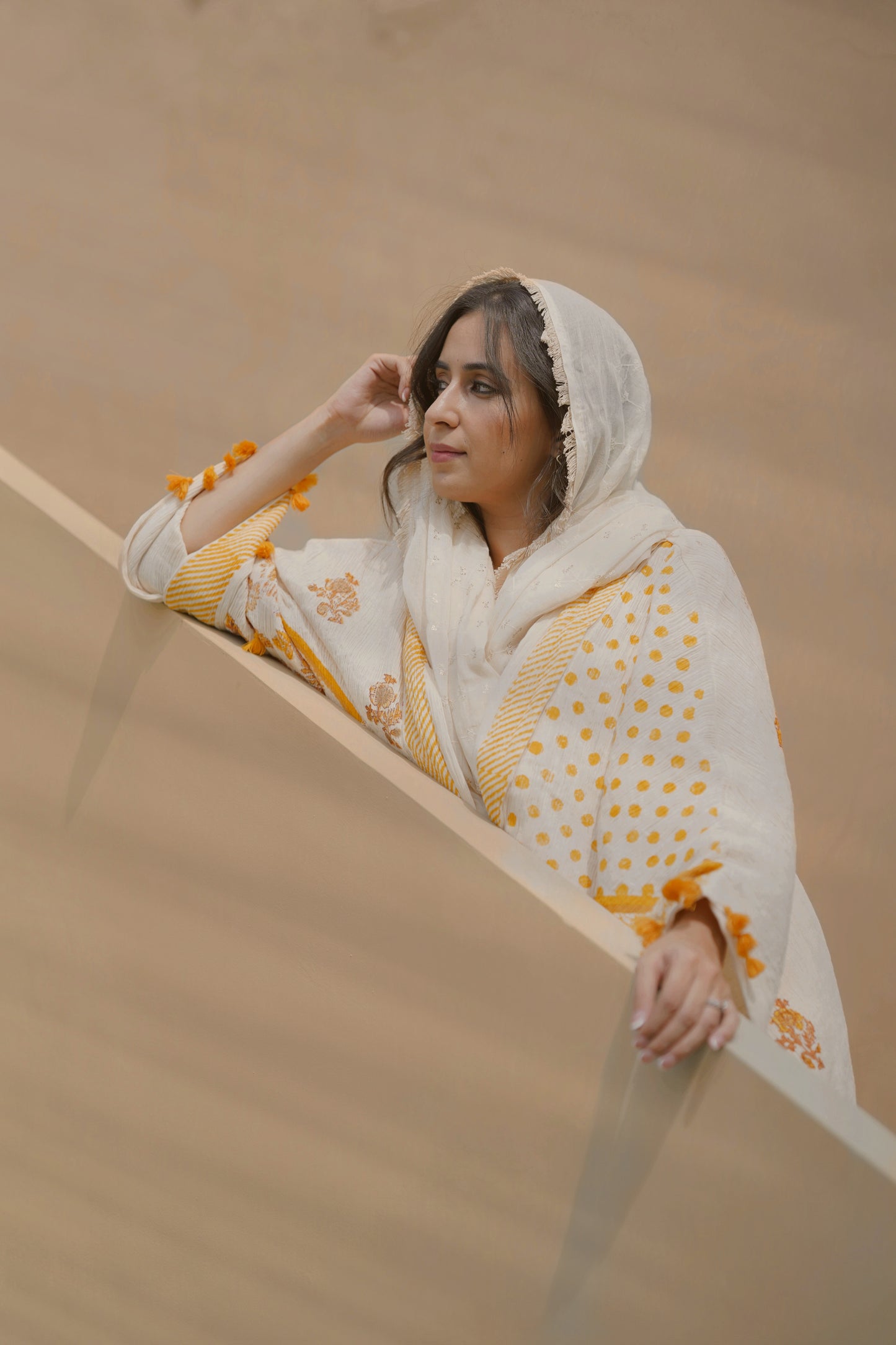 Yellow Magic Abaya