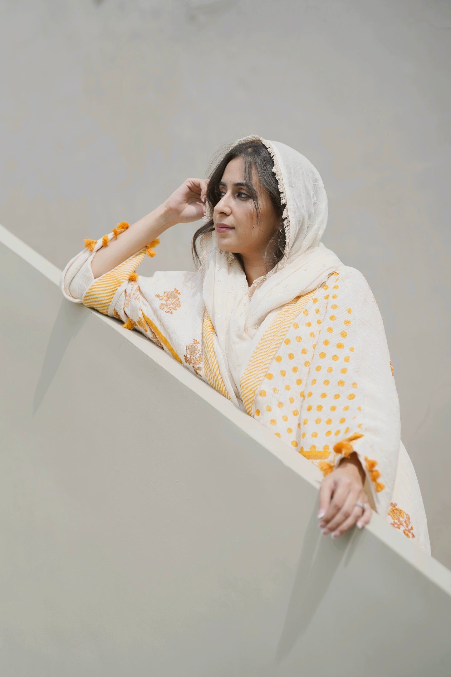Yellow Magic Abaya