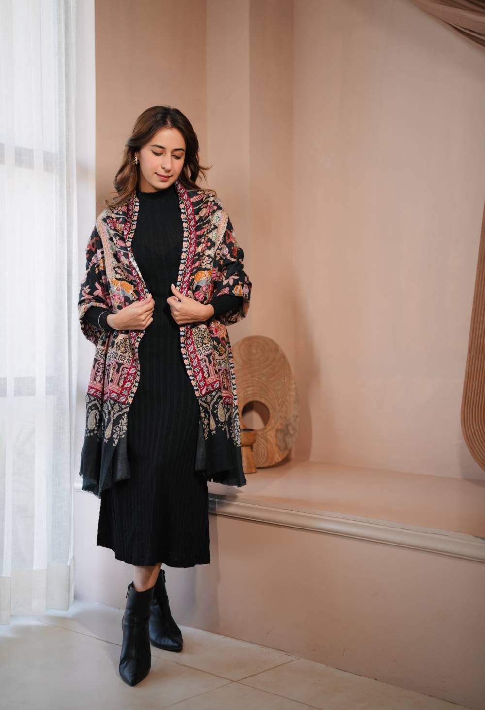 Your Highness Kashmiri Embroidery Scarf