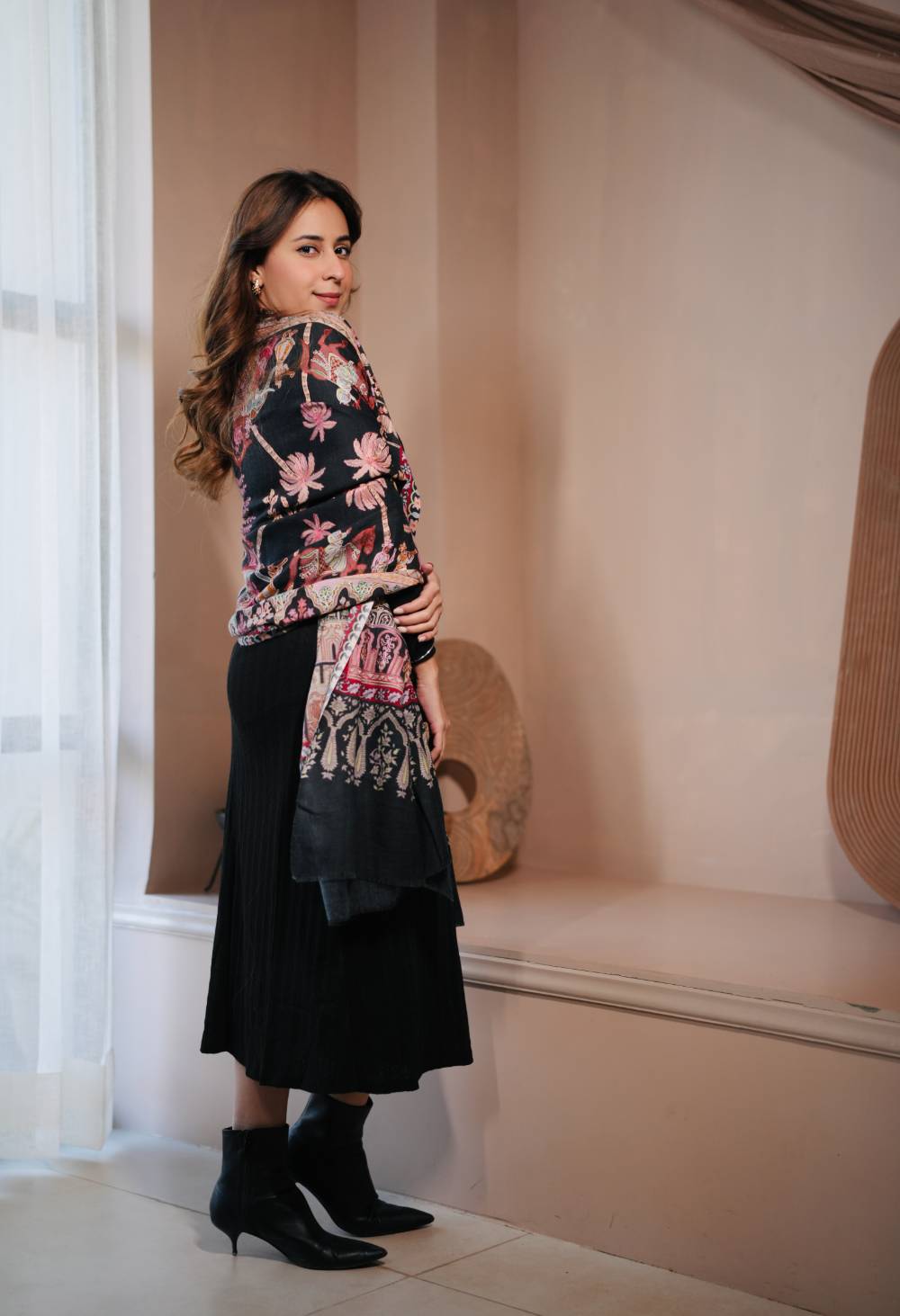 Your Highness Kashmiri Embroidery Scarf