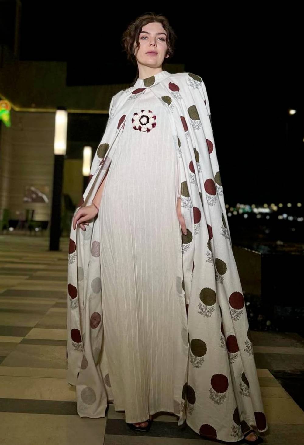 Royal Cape Abaya With Dress