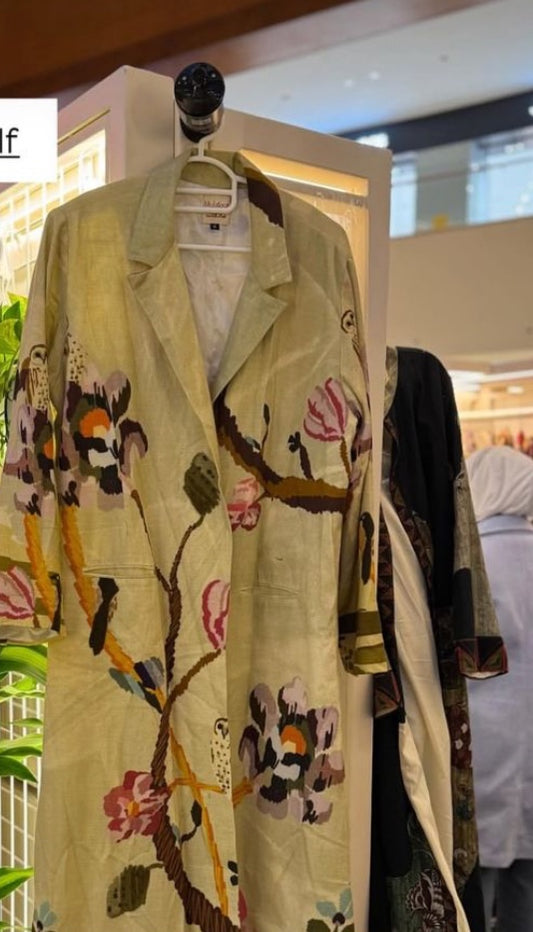 Floral Blazer Abaya