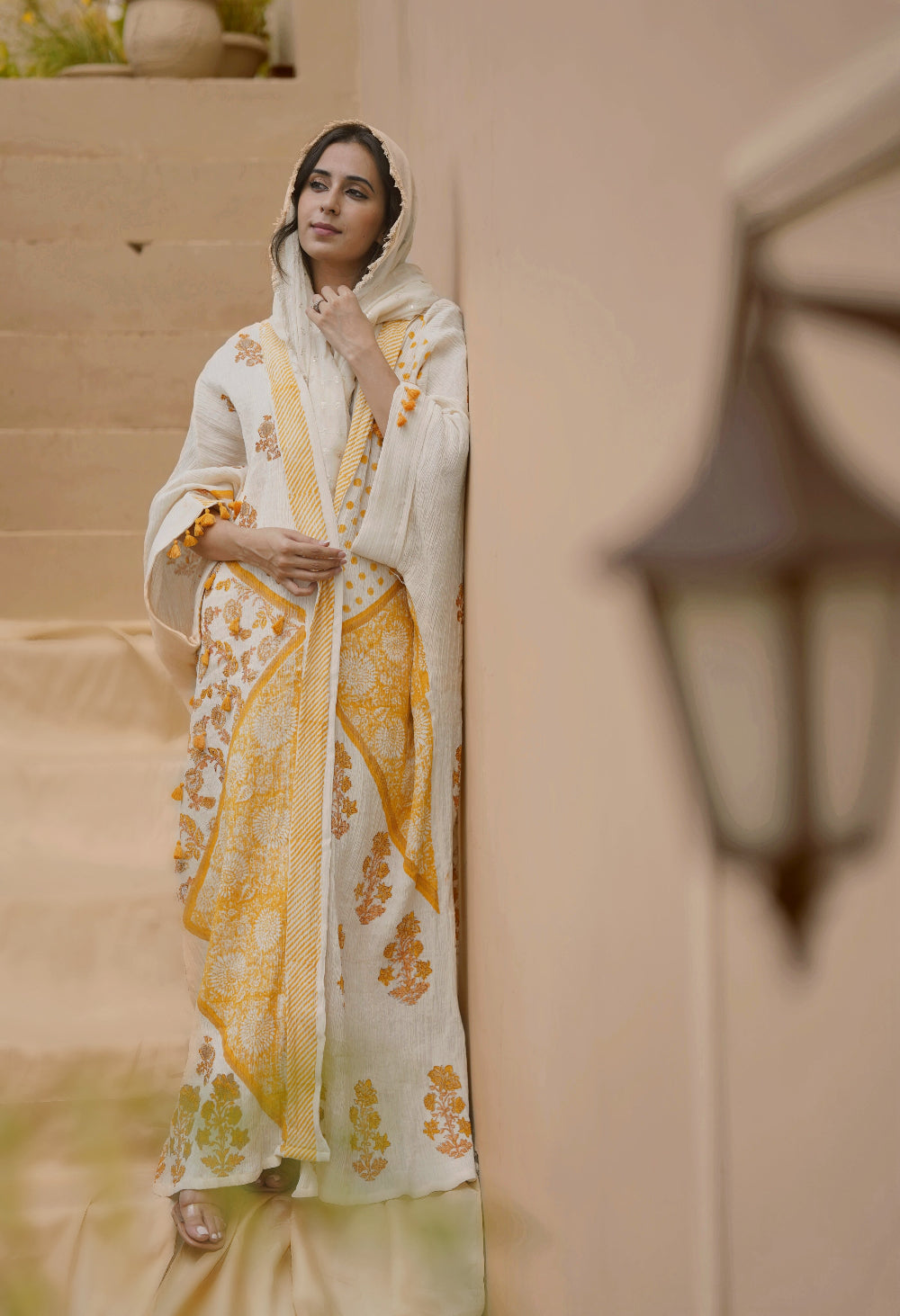 Yellow Magic Abaya