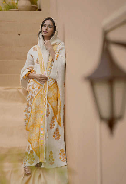 Yellow Magic Abaya