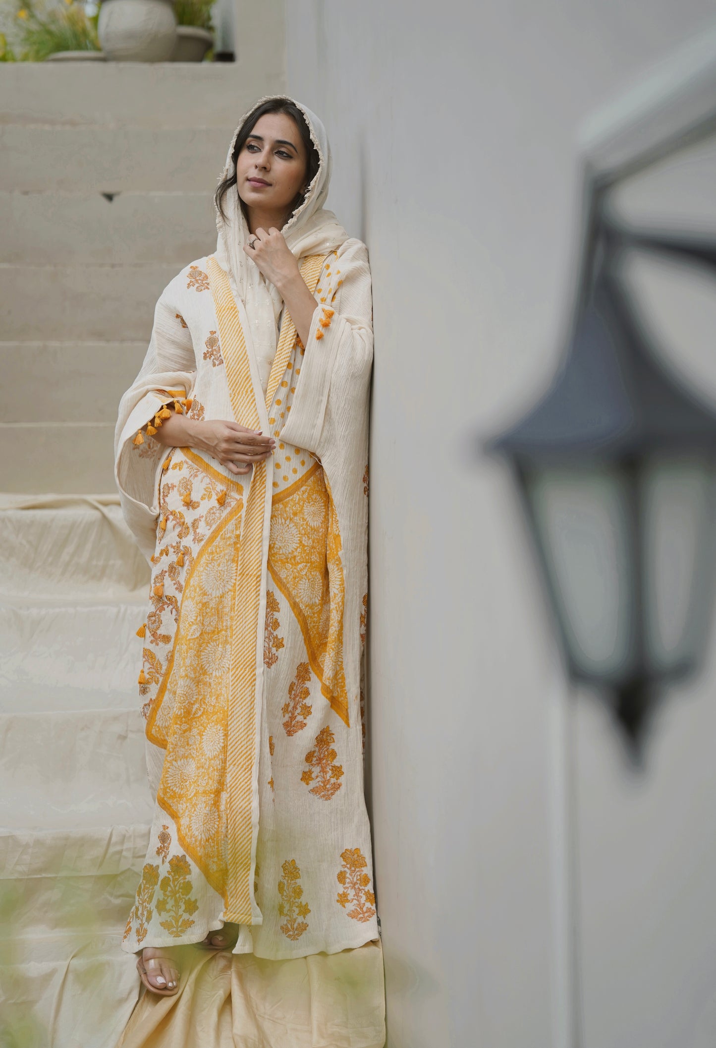 Yellow Magic Abaya