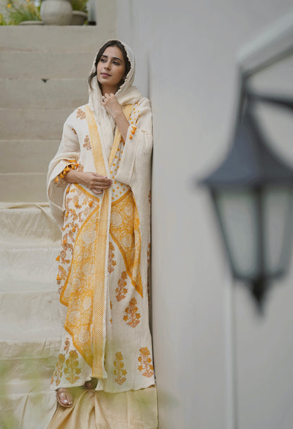 Yellow Magic Abaya