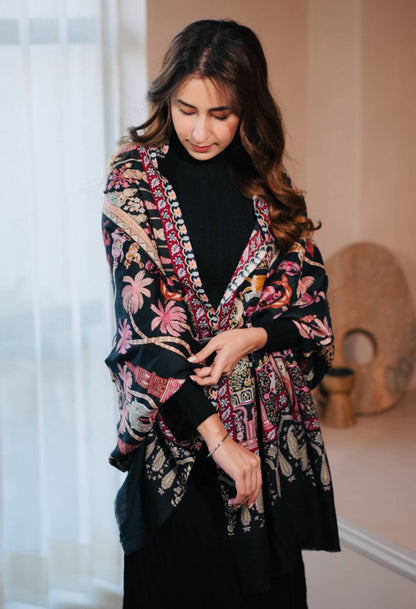 Your Highness Kashmiri Embroidery Scarf