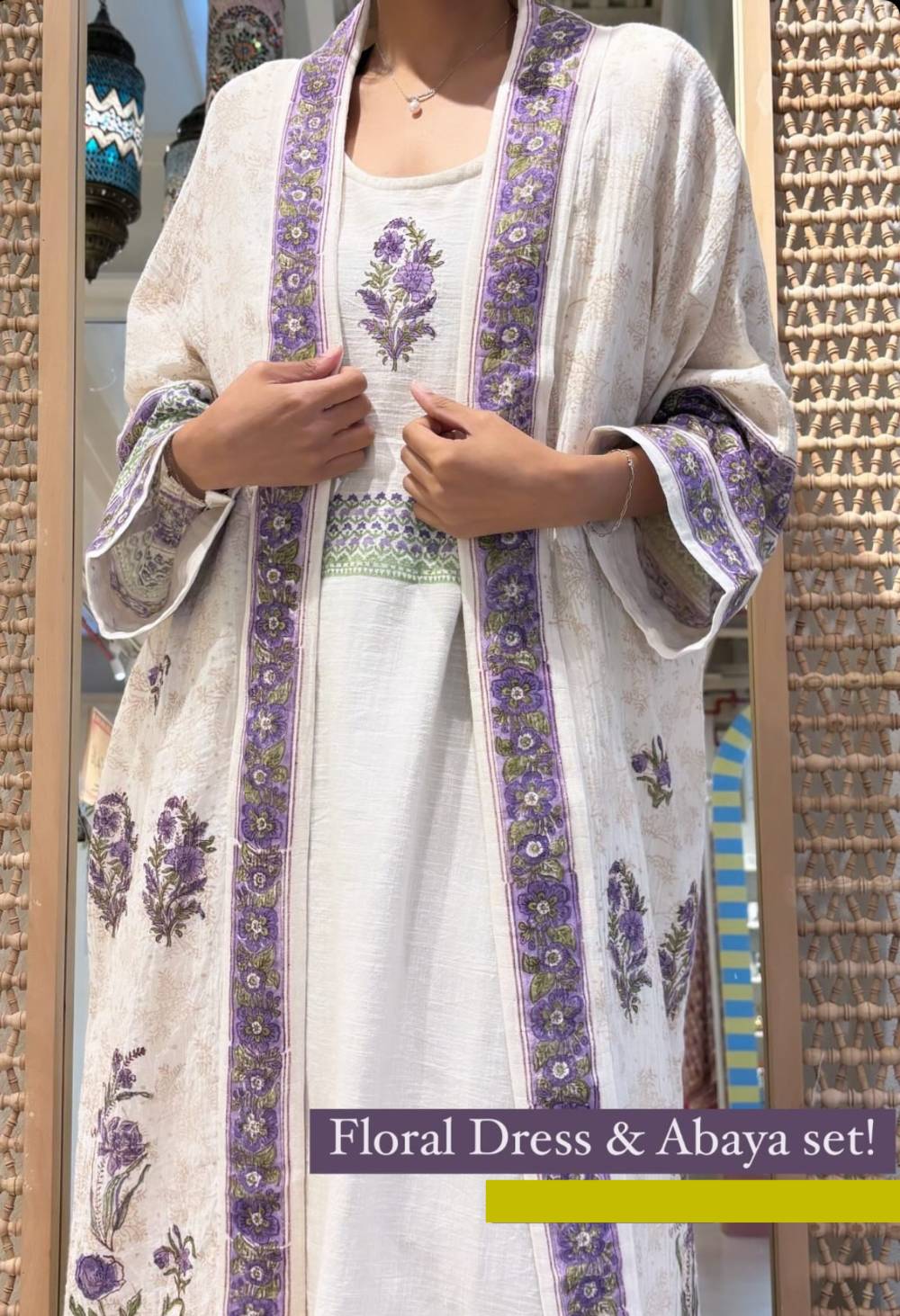 Lavender Abaya
