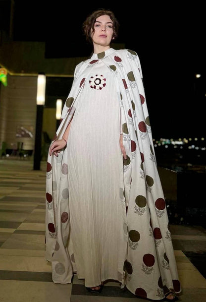 Royal Cape Abaya With Dress