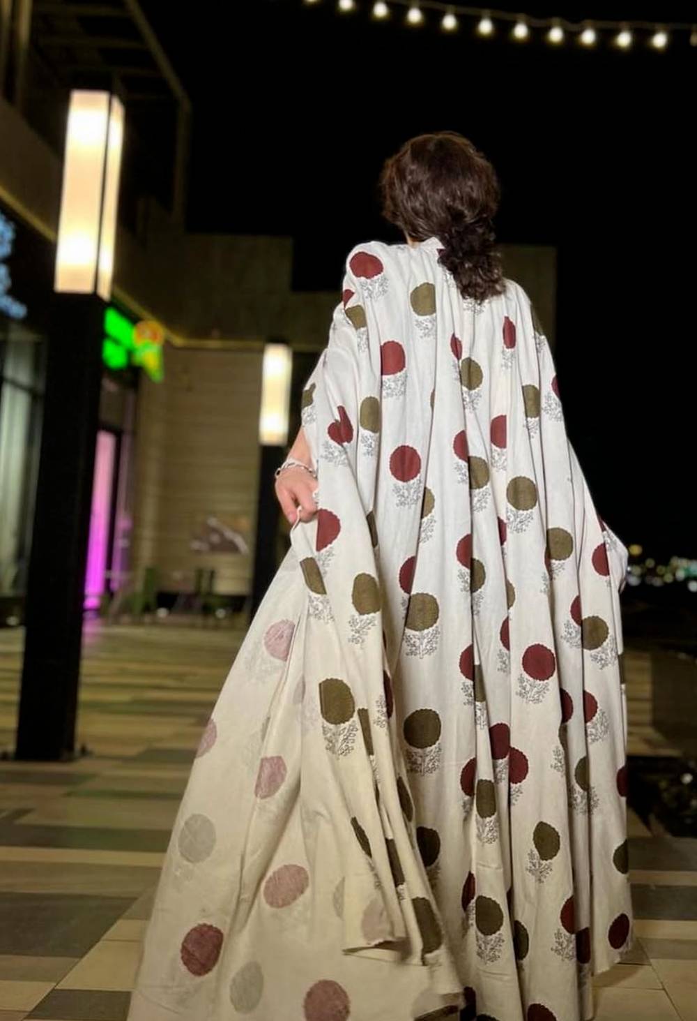 Royal Cape Abaya With Dress