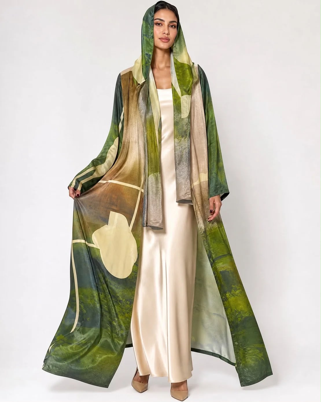 Olive Sand Abaya